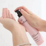 step 1 Application du leave-in kératine figue de barbarie sur cheveux