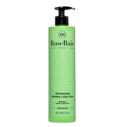 Shampoing Kératine x Aloe Vera RoseBaie fortifiant et nourrissant cheveux