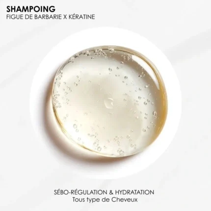Détail du shampoing Kératine x Figue de Barbarie texture