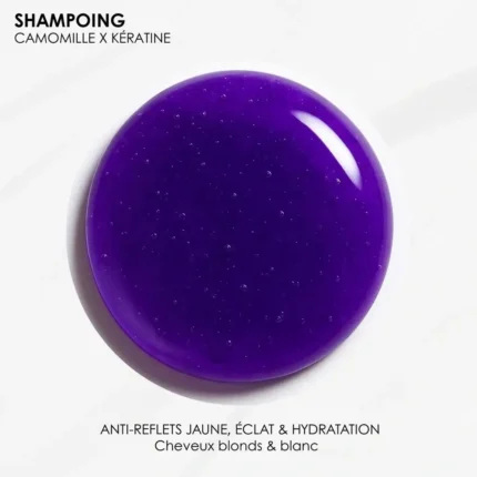 Shampoing spécial Cheveux Blonds et Blancs RoseBaie neutralise reflets jaunes