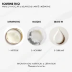 Texture trio Huile d’Avocat pour cheveux nourrissants