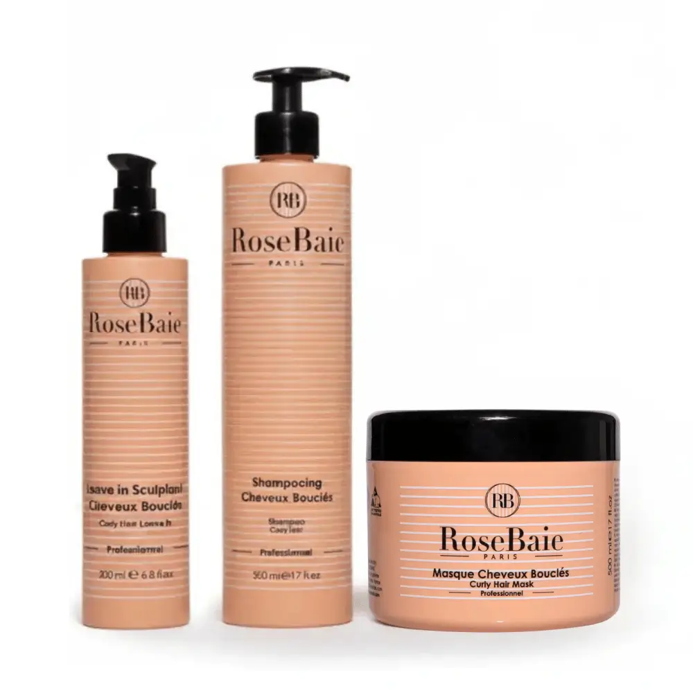 Trio Huile d’Avocat RoseBaie masque shampoing crème capillaires Trio Huile d’Avocat RoseBaie masque shampoing crème capillaires