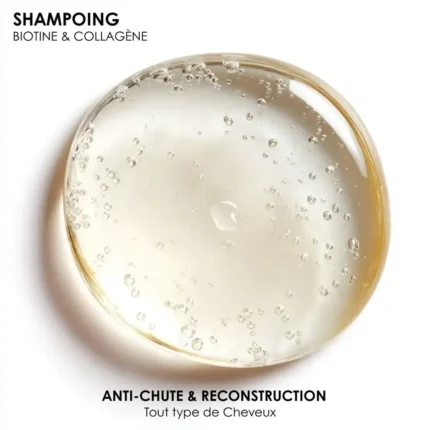 Shampoing Biotine x Collagène RoseBaie fortifiant cheveux anti-chute