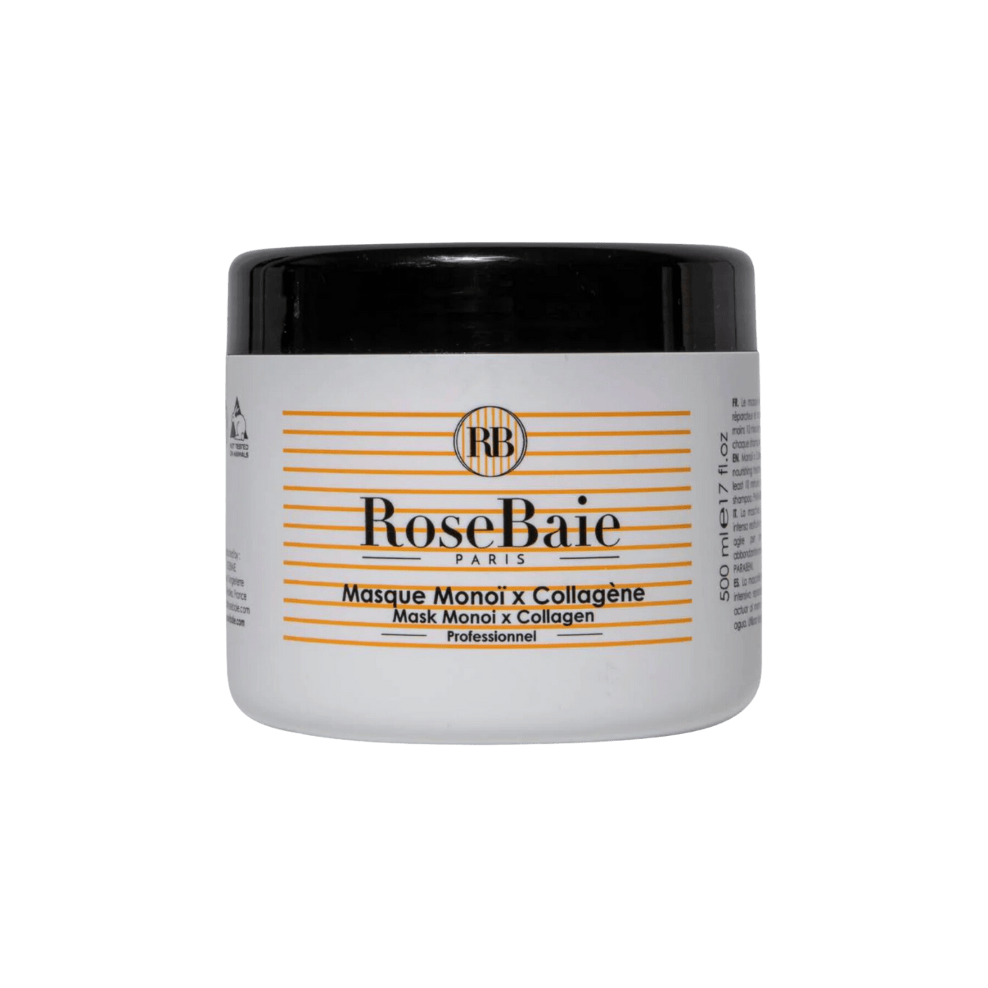 rosebaieparis masque monoï Masque Monoï x Collagène RoseBaie pour cheveux secs et abîmés