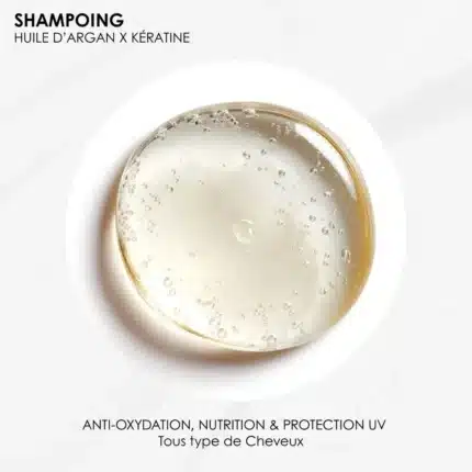 Shampoing Argan Kératine pour cheveux secs et abîmés RoseBaie